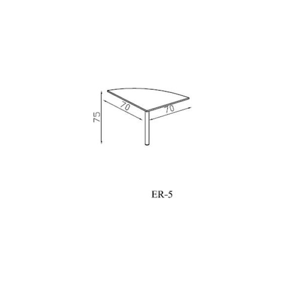 Łącznik do biurek ERGO ER-5 70x70 h=75
