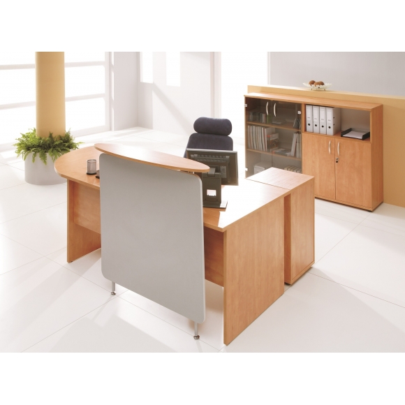 Biurko narożne lewe VEGA PLUS WBP-4L 160(65)x90(40) h=75